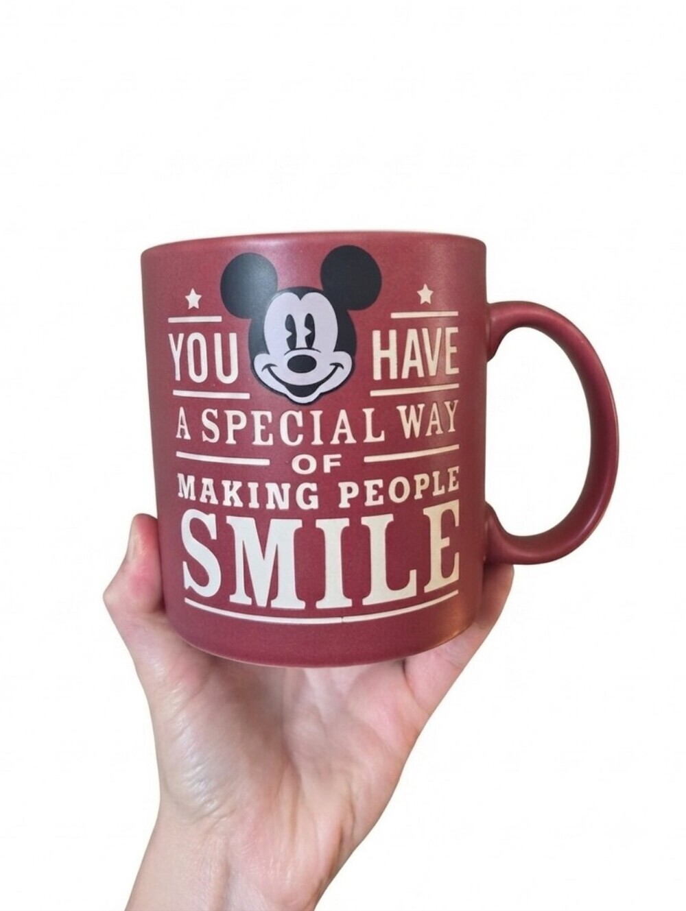 Disney Parks Mickey Mouse "You Have A Special Way Of Making People Smile" Coffee